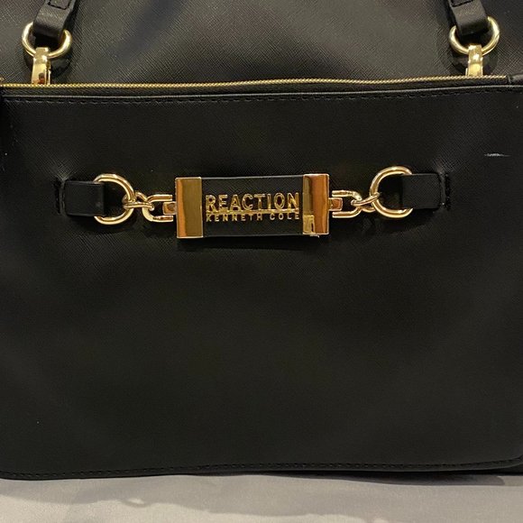 NWOTs Kenneth Cole Reaction Women's New Black Tote and Shoulder Bag Combo - Picture 2 of 8